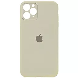 {"ru": "Чехол", "uk": "Чохол"} Silicone Case Full Camera Square для Apple iPhone 11 Pro Antigue White