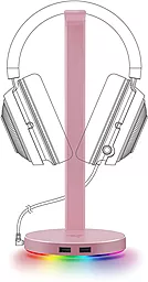Підставка для навушників Razer Base Station V2 Chroma Quartz (RC21-01510200-R3M1) - мініатюра 3