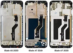 Дисплей ZTE Blade A7 2019 (SKI608-B08 V0.2) з тачскріном і рамкою, оригінал, Black - мініатюра 2