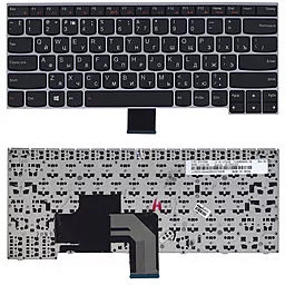 Клавіатура для ноутбуку Lenovo V490 чорна