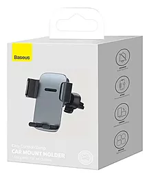 Держатель Baseus Easy Control Clamp Car Mount Holder (Air Outlet Version) Tranish (SUYK010114) - миниатюра 6 Держатель Baseus Easy Control Clamp Car Mount Holder (Air Outlet Version) Tranish (SUYK010114) - миниатюра 6