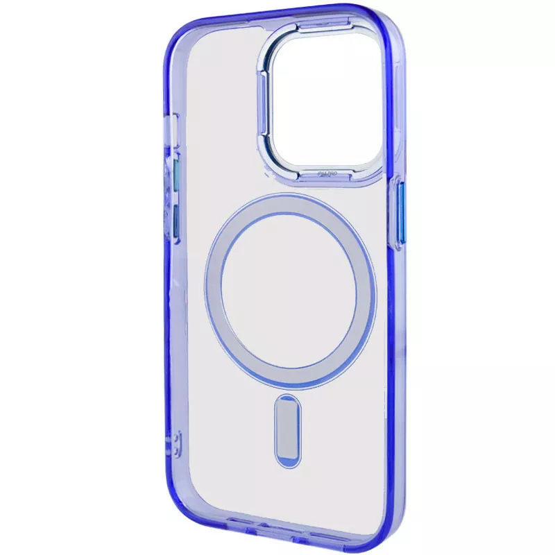 Чехол Epik Iris with MagSafe для Apple iPhone 14 Pro Blue - фото 4