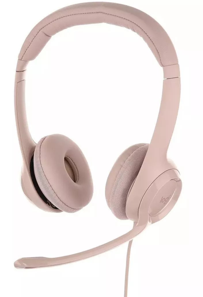 Наушники Logitech H390 Rose (981-001281) - фото 1