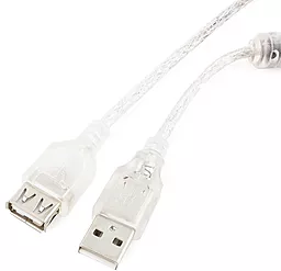 USB подовжувач 0.75м Cablexpert USB 2.0 AM - AF з феритовим фільтром (CCF-USB2-AMAF-TR-0.75M)