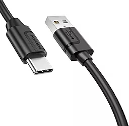 Кабель Borofone BX55 Harmony Silicone USB-A - Type-C 15w 3a 1м cable Black - фото Кабель Borofone BX55 Harmony Silicone USB-A - Type-C 15w 3a 1м cable Black