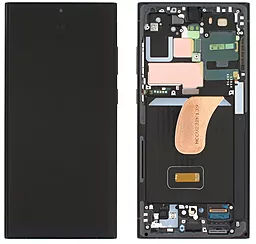 Дисплей Samsung Galaxy S23 Ultra S918 5G с тачскрином и рамкой, сервисный оригинал, Graphite - фото Дисплей Samsung Galaxy S23 Ultra S918 5G с тачскрином и рамкой, сервисный оригинал, Graphite