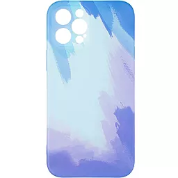 Чехол Watercolor Case Apple iPhone 12 Pro Max Blue