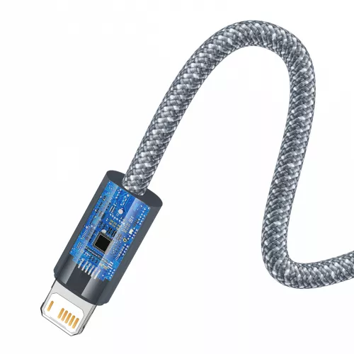 Кабель Baseus Dynamic Series USB-A - Lightning 12w 2.4a 2м cable Gray (CALD000516) - фото 4
