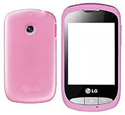 Корпус для LG T310 з клавіатурою Pink