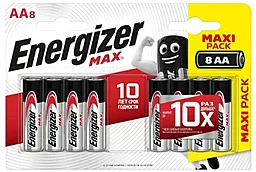 Батарейки Energizer AA MAX 4 + 4 шт - фото Батарейки Energizer AA MAX 4 + 4 шт