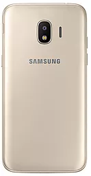 Задняя крышка корпуса Samsung Galaxy J2 2018 J250F со стеклом камеры Original  Gold