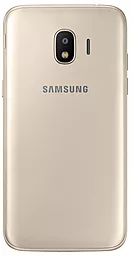 Задняя крышка корпуса Samsung Galaxy J2 2018 J250F со стеклом камеры Original Gold - фото Задняя крышка корпуса Samsung Galaxy J2 2018 J250F со стеклом камеры Original Gold