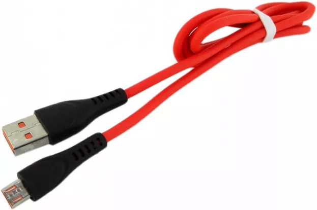 Кабель Walker C570 USB-A - micro USB 12w 2.4a 1м cable Red - фото 1
