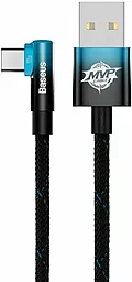 Кабель Baseus MVP 2 Elbow-Shaped USB-A - Type-C 100w 6a 1м cable Black/Blue (CAVP000421) - фото Кабель Baseus MVP 2 Elbow-Shaped USB-A - Type-C 100w 6a 1м cable Black/Blue (CAVP000421)