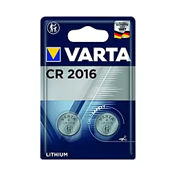 Батарейки Varta CR2016 LITHIUM 2шт. (06016101402)