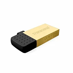 Флешка Transcend JetFlash OTG 380 32GB Gold (TS32GJF380G) - фото Флешка Transcend JetFlash OTG 380 32GB Gold (TS32GJF380G)