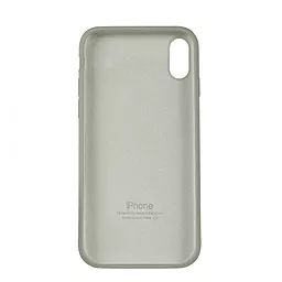 Чехол Silicone Case Full для Apple iPhone XS Max Stone - миниатюра 2
