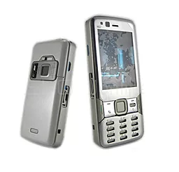 Корпус Nokia N82 Silver