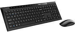 Комплект (клавіатура+мишка) Rapoo 8210M Black - мініатюра 2