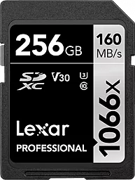 Карта памяти Lexar SDXC 256GB class 10 UHS-II V30 U3 1066x (LSD1066256G-BNNNG)