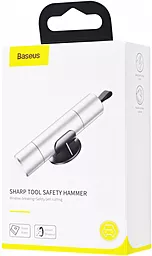 Автомобильный молоток Baseus Sharp Tool Safety Hammer Dark Gray (CRSFH-0G) - миниатюра 6