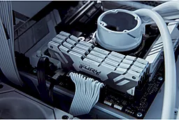 Оперативна пам'ять Kingston Fury 64 GB (2x32GB) DDR5 6000 MHz Renegade White/Silver (KF560C32RWK2-64) - мініатюра 9