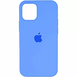 Чохол Silicone Case Full for Apple iPhone 12, iPhone 12 Pro Surf Blue