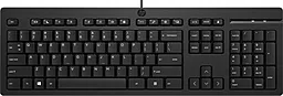 Клавиатура HP 125 Wired (266C9AA) Black - фото Клавиатура HP 125 Wired (266C9AA) Black
