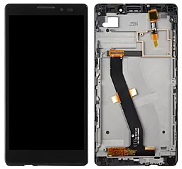 Дисплей Lenovo K910 Vibe Z (K910L) с тачскрином и рамкой, оригинал, Black - фото Дисплей Lenovo K910 Vibe Z (K910L) с тачскрином и рамкой, оригинал, Black