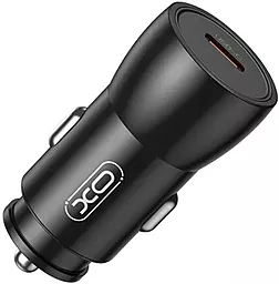 Автомобільний зарядний пристрій XO CC57 PD 25w USB-C + USB-C to USB-C cable car charger black - мініатюра 4