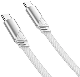 Кабель Hoco U119 Machine USB Type-C - Type-C 60w 3a 1.2м PD cable Gray - мініатюра 3