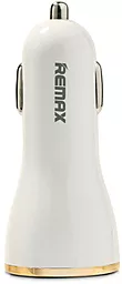 Автомобильное зарядное устройство Remax RCC303 2.4a 3xUSB-A ports car charger White / Gold (RCC303)