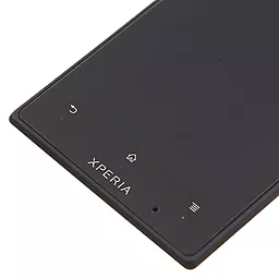 Дисплей Sony Xperia Acro S (LT26W) з тачскріном і рамкою, оригінал, Black - мініатюра 3