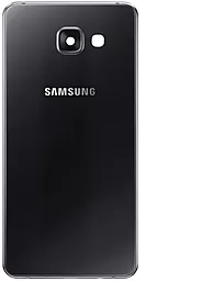Задняя крышка корпуса Samsung Galaxy A5 2016 A510 / A510FD / A510M / A510Y со стеклом камеры Black - фото Задняя крышка корпуса Samsung Galaxy A5 2016 A510 / A510FD / A510M / A510Y со стеклом камеры Black