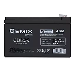 Аккумуляторная батарея Gemix 12V 9Ah (GB1209)