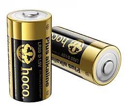 Батарейки Hoco JA5 LR20 Alkaline 2шт - фото Батарейки Hoco JA5 LR20 Alkaline 2шт