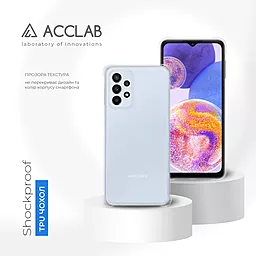 Чохол ACCLAB Shockproof для Samsung Galaxy A23 5G Transparent - мініатюра 4