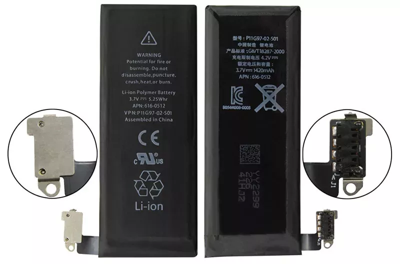 Аккумулятор для Apple iPhone 4 (1420 mAh) - фото 3