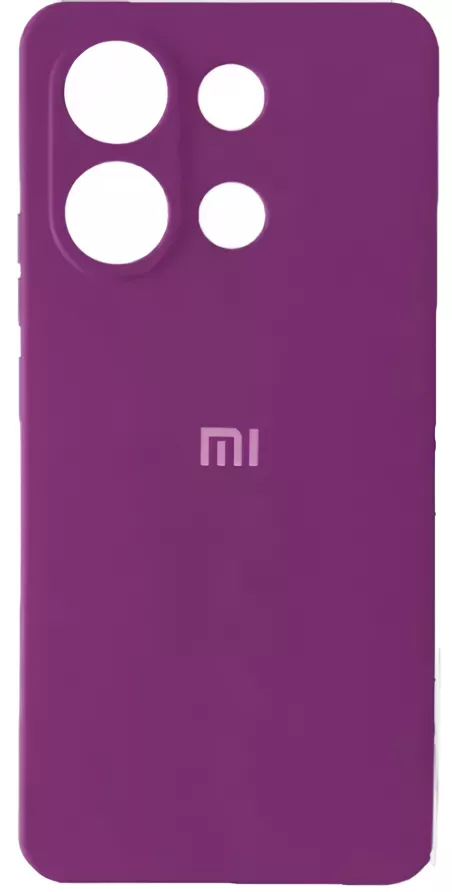 Чехол Silicone Case Full Camera для Xiaomi Redmi Note 13 5G Grape - фото 1