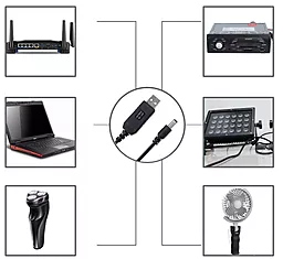 Кабель питания для роутера Netis WF2681 12V USB-A - DC 5.5mm - миниатюра 9 Кабель питания для роутера Netis WF2681 12V USB-A - DC 5.5mm - миниатюра 9