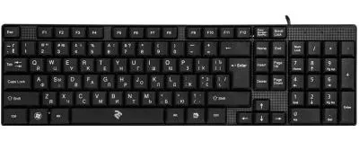 Клавиатура 2E KS 106 USB (2E-KS106UB) Black - фото 1