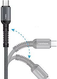 Кабель USB MAKE Denim 12W 2.4A micro USB Cable Grey (MCB-MD3GR) - миниатюра 4