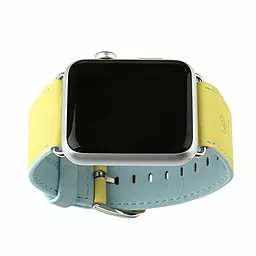 Ремешок для часов Baseus Colorful watchband For Apple watch 42mm/44mm/45mm/49mm Yellow-blue (00-00016391) - миниатюра 5