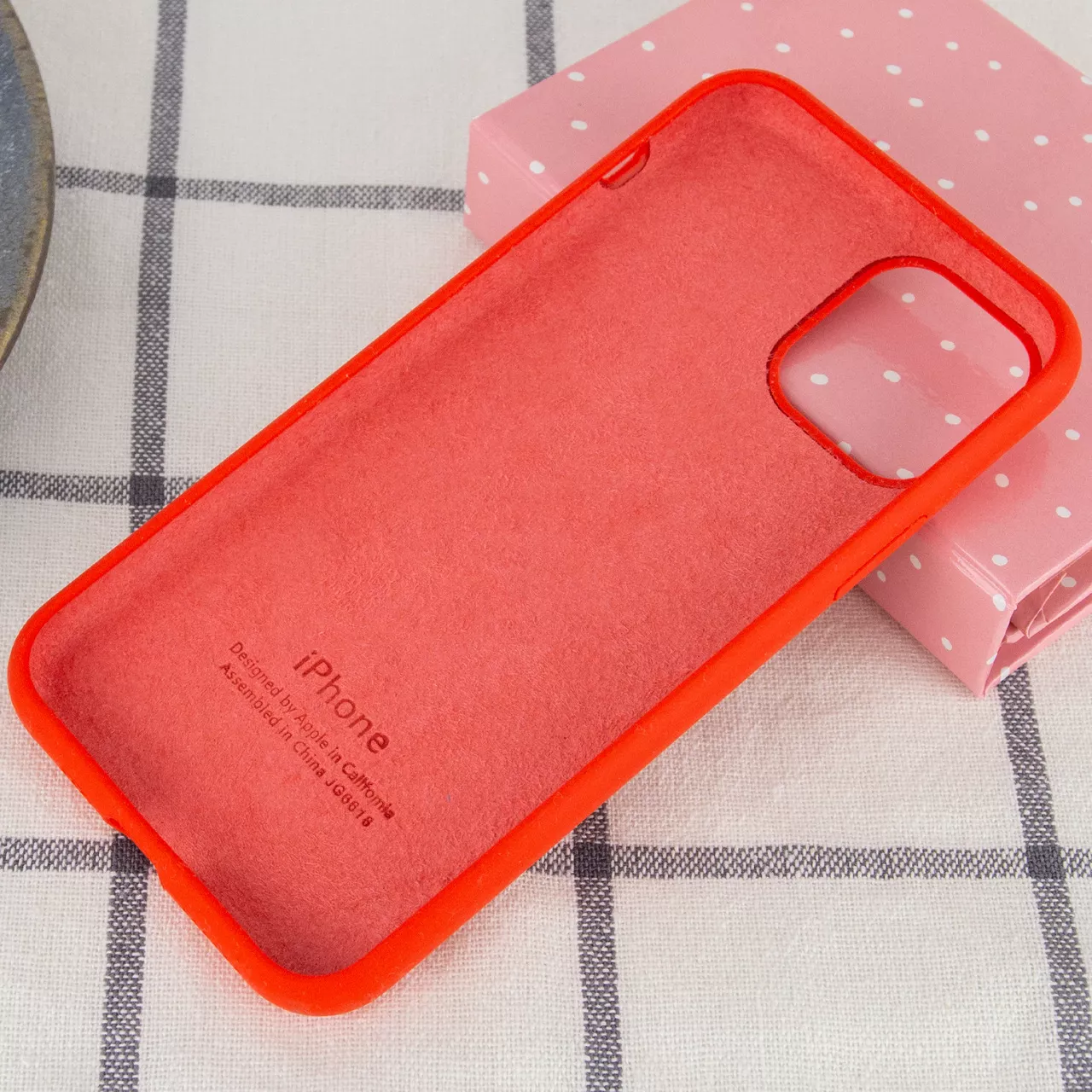 Чехол Silicone Case Full для Apple iPhone 11 Pro Max Red - фото 3