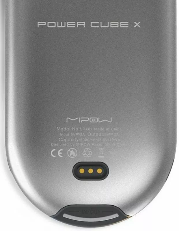 Повербанк MiPow Power Cube X 5000 mAh for Apple Black - фото 3