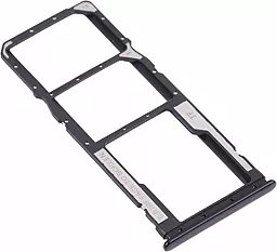 Держатель (лоток) Сим карты Xiaomi Redmi Note 9 / Redmi 10X и карты памяти Dual SIM Nightfall Black - миниатюра 2 Держатель (лоток) Сим карты Xiaomi Redmi Note 9 / Redmi 10X и карты памяти Dual SIM Nightfall Black - миниатюра 2