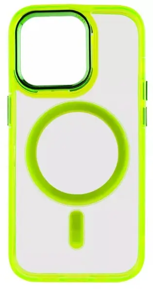 Чехол Epik Iris with MagSafe для Apple iPhone 13 Pro Yellow - фото 1