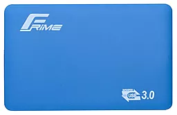 Карман для HDD Frime SATA 2.5", USB 2.0, Soft touch, Blue (FHE31.25U30)