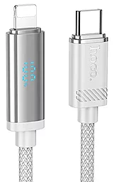 Кабель Hoco U127 USB Type-C - Lightning 27w 3a 1.2м PD сable silver