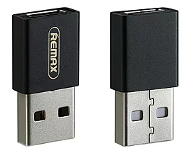Адаптер-переходник Remax USB-M - Type-C-F Black (RA-USB3) - миниатюра 2
